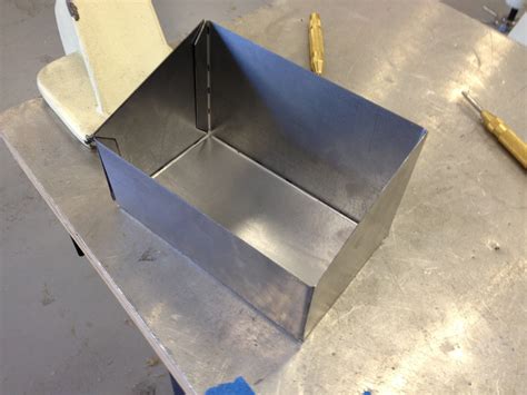 how to build a steel box|making a sheet metal box.